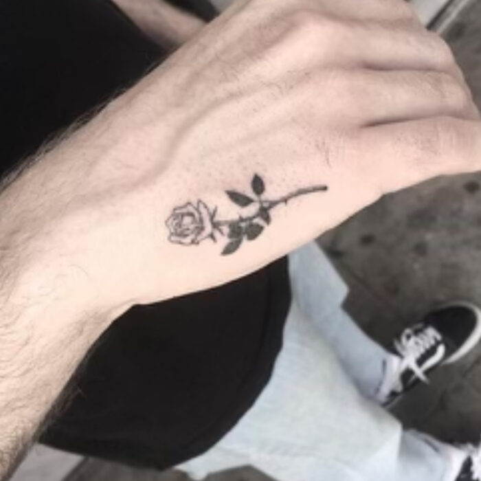 Small tattoo size reference (1–2 inches)